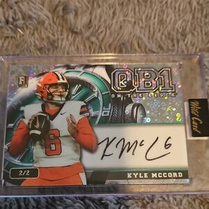 QB1 Wild Card Kyle Mccord Auto